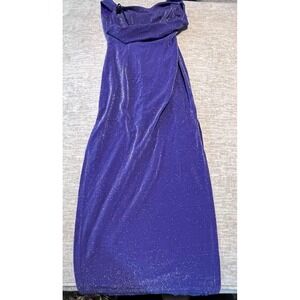 Vintage‎ Scott McClintock Petites Purple Sparkle Evening Gown Size 8 Made in USA